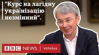 Міністр Ткаченко - про канали Медведчука, Зеленського і мовні штрафи