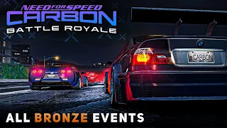 NFS Carbon | Battle Royale MOD - All Bronze Challenge Series [HARD]