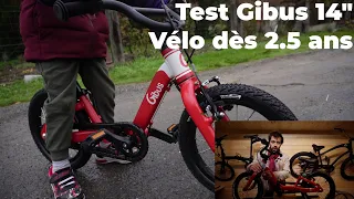 Test Gibus 14" : le meilleur vélo à partir de 2 ans et demi ?