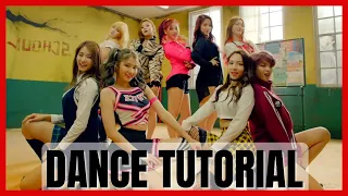 TWICE "Like OOH-AHH(OOH-AHH하게)" Dance Mirrored Tutorial (SLOWED)