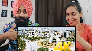 Indian React to Bahria Town Islamabad Aerial View - 4K Ultra HD | PunjabiReel TV