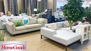 HOMEGOODS SHOP WITH ME SOFAS ARMCHAIRS TABLES EASTER DECOR FURNITURE SHOPPING STORE WALK THROUGH