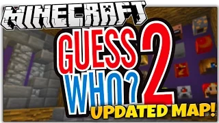 Minecraft Guess Who | NEW MAP UPDATE! | YouTuber Heads (Minecraft Guess Who 2)