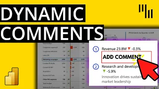 Commentary Revolution: Transforming #PowerBI Dashboards with Dynamic Comments | Zebra BI Webinar