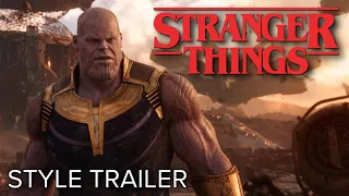 Avengers Infinity War - Stranger Things 4 Volume 2 Style