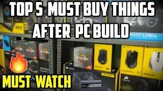 Buy these things after a PC Build [ HINDI ]