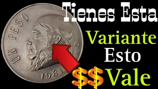 👉Peso Morelos Variante 8 Abierto 1981 Mira su Valor 💲💸💯👈.