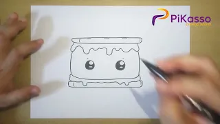 Smores Cute Easy Drawing Tutorial
