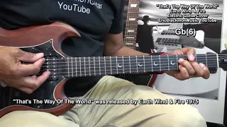 That's The Way Of The World - Earth Wind & Fire Guitar Cover -  @EricBlackmonGuitar Guitar Lessons​