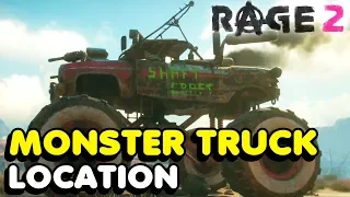 How To Unlock The MONSTER TRUCK In Rage 2 (Location)