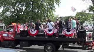 Were an american band performed by the School of Rock at 4th of july parade in port Jeff me on drums