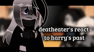 deatheater's react to harry's past.. || ft: harry's past  || snucius || gacha neon || (harrypotter)