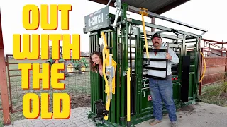Installing the New ArrowQuip Q-Catch 74 Series Cattle Chute! | Bar 7 Ranch
