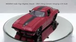 90218WS Jada Toys Bigtime Muscle 1963 Chevy Corvette Stingray 124 Scale Diecast Wholesale