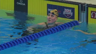 Annika McEnroe swims second best time so far! | Olympic Trials | Women's 200m Breaststroke Heat 2