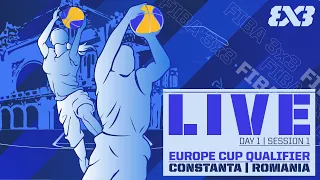 RE-LIVE | FIBA 3x3 Europe Cup Qualifier 2023 | Romania | Day 1/Session 1
