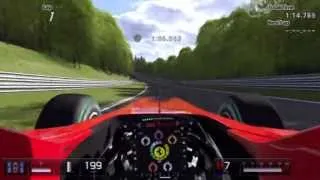GT5: Ferrari F10 '10 Nurburgring Nordschleife 5:21.547 Logitech G27