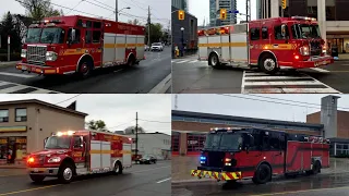 Fire Trucks Responding Compilation - Month of April 2023