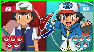 Pokemon Battle Pedia: Kanto Ash Vs Unova Ash