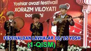 BO'ZATOV 2022.YOSHLAR OVOZI FESTIVALIDAN LAVHALAR.XORAZM VILOYATI.