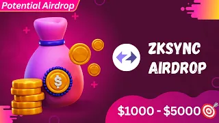 ZKync Airdrop 💰Full tutorial $1000 - $5000 potential
