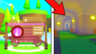 I Found a BIG SECRET inside the TRAVELING MERCHANT in Pet Simulator X!