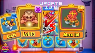 LVL 13 MONK vs *NEW* MAX BLADE DANCER (after update 18.0) - Rush Royale