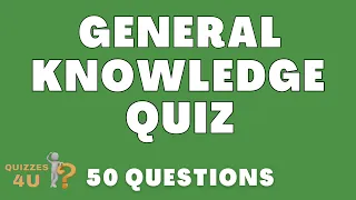 General Knowledge Quiz | How Many Can You Answer? | Best Quiz -Ultimate QUIZ