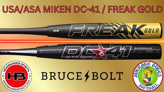 Hitting with the USA DC-41 and Freak Gold Slowpitch Softball Bats |Average Dudes Softball Bat Review