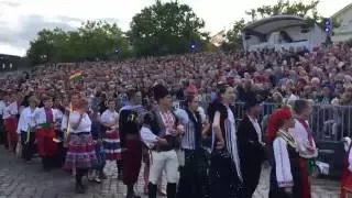 Abschlussveranstaltung europäisches folklore festival in Neustadt