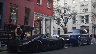 LEGEND Drives $4 Million LaFerrari In New York City!!!-New York Supercar Sunday