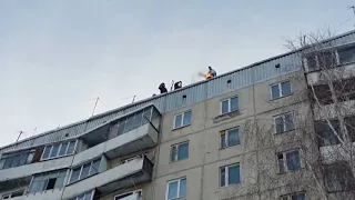 Прыжок с 9 этажа