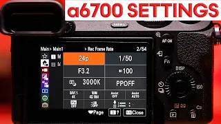 BEST a6700 VIDEO Settings – Sony a6700 Complete Setup Guide for CINEMATIC Video