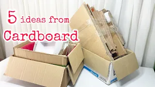 5 INCREDIBLE IDEAS FROM CARDBOARD AND LEFTOVER YARN THAT YOU HAVEN'T SEEN YET! DIY