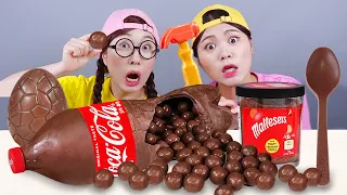 チョコレートデザートモルティーザーズチョコ食べる音ドナ