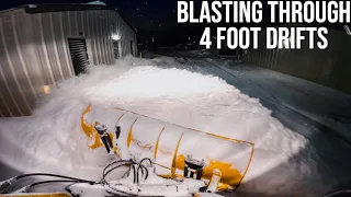 Craziest Snow Storm of 2020 Snow Plowing (DEEP SNOW REMOVAL)