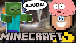 MINHA MELHOR GAMBIARRA? * ganhei muita esmeralda nesse vídeo * (Minecraft Zero Mortes • E26)