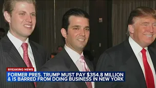 Judge rules Donald Trump owes over $350M in New York civil fraud trial