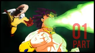 SAITAMA VS BROLY I Fan Animation I One Punch Man Vs Dbz