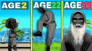 Surviving 99 Years As SQUID Game Front Man In GTA5!....