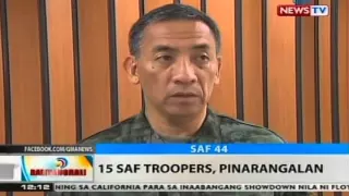 BT: SAF 44, inalala sa ika-40 araw ng kanilang pagpanaw