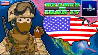 RISE OF THE UNITED STATES FULL MOVIE! Hearts of Iron 4: Millennium Dawn Modern Day Mod United States