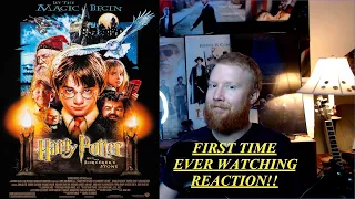 FIRST TIME WATCHING!! HARRY POTTER AND THE SORCERER'S STONE (2001) MOVIE REACTION!!