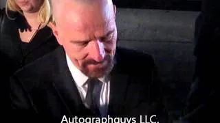 BRYAN CRANSTON WALTER WHITE OF BREAKING BAD SIGNING AUTOGRAPHS IN PALM SPRINGS, CA