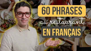 🇫🇷 Dialogue français au restaurant - 60 phrases utiles pour la conversation 💬