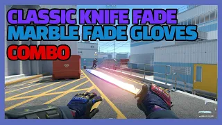 ★ CS2 Classic Knife Fade & Marble Fade Gloves Combo!