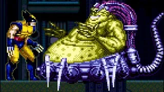 X-Men (Genesis) All Bosses (No Damage)