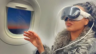 Apple Vision Pro: I Tried It on a Plane and It Was Chaotic