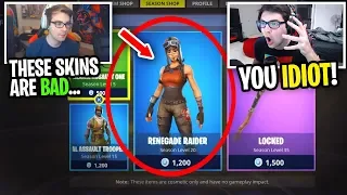 Reacting to me NOT BUYING Renegade Raider in the Item Shop... (so dumb)