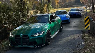 POV Mountain Run 2024 BMW M4 Competition xDrive 2023 Porsche Carrera T and 2023 Toyota Supra GR